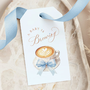 Blue Baby Brewing Favor Tags Geschenkanhänger
