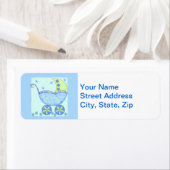 Blue Baby Buggy Carriage Shower individuell angepa (Insitu)