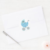 Blue Baby Carriage Stickers (Umschlag)