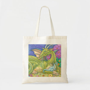 Blue Baby Dragon TOTE BAG Fantasy der nächsten Gen Tragetasche