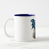 Blue Baby Dragon zweifarbige Tasse (Links)