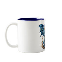 Blue Baby Dragon zweifarbige Tasse