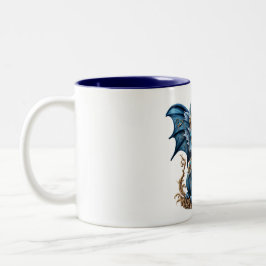 Blue Baby Dragon zweifarbige Tasse