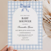 Blue Baby Dusche Einladung