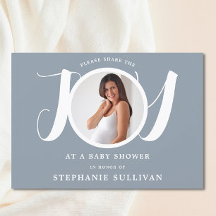 Blue Baby Dusche Einladung