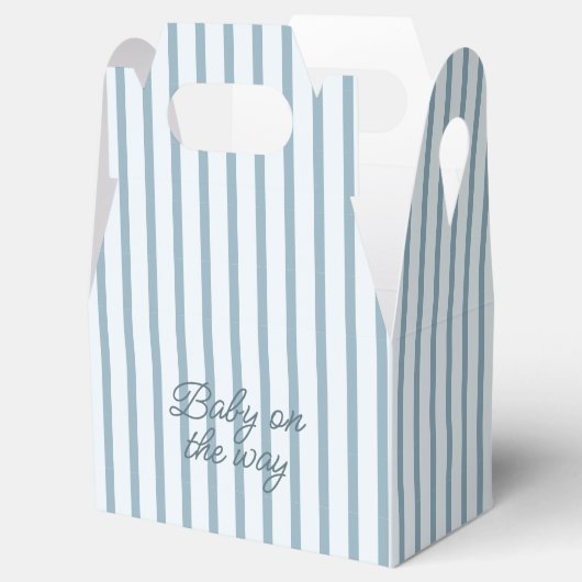 Blue Baby Dusche entpackt Geschenkschachtel (Geöffnet)