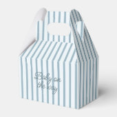 Blue Baby Dusche entpackt Geschenkschachtel (Vorderseite)