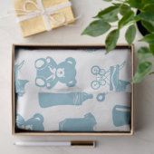 Blue Baby Dusche Seidenpapier (Geschenk)