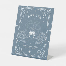 Blue Baby Dusche Sweet Dessert Table Sockelschild