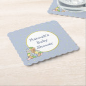 Blue Baby Dusche Untersetzer für kundenspezifische (angewinkelt)