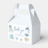 Blue Baby Dusche von Ocean Creature Geschenkschachtel (Vorderseite)