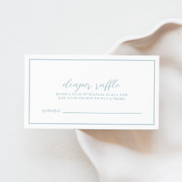 Blue Baby Dusche Windelwanne Umschließkarte Begleitkarte