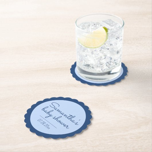 Blue Baby Duschkabine Untersetzer (Vor Ort)