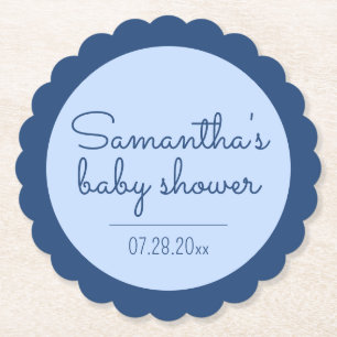 Blue Baby Duschkabine Untersetzer