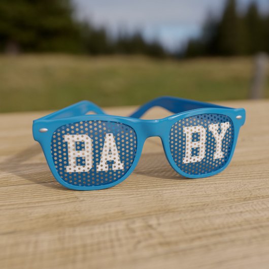 Blue Baby Duwer Party Sonnenbrille