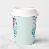 Blue Baby Elephant Baby Dusche Pappbecher (Rechts)