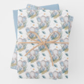 Blue Baby Elephant Geschenkpapier Set (Beispiel)