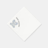 Blue Baby Elephant Serviette (Ecke)