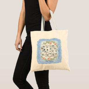 Blue Baby Elephant Totbag Tragetasche
