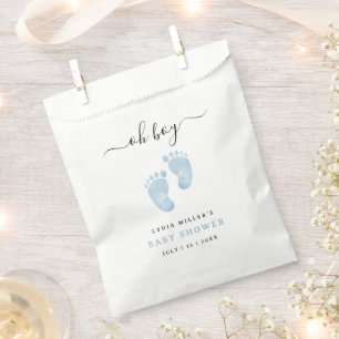 Blue Baby Feet Baby Dusche Begrüßungs Baby Boy Geschenktütchen