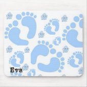 Blue Baby Feet Boy Mouse Pad! Mousepad (Vorne)