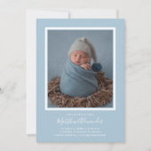 Blue Baby Foto Geburtshinweise (Vorderseite)