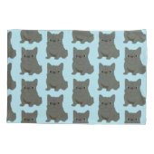 Blue Baby French Bulldog, blue Kissenbezug (Rückseite)