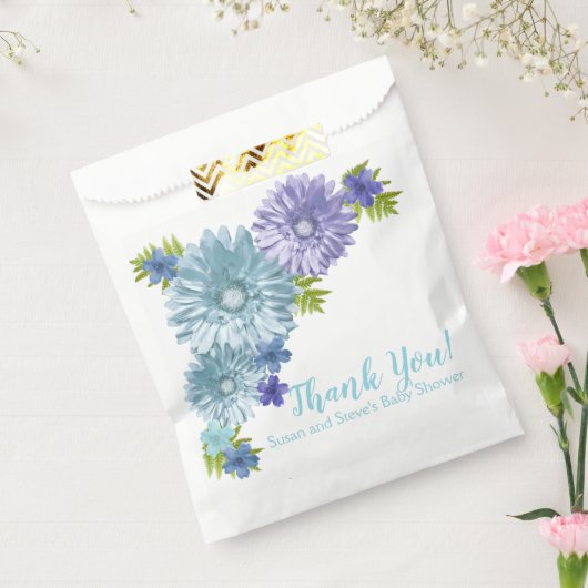Blue Baby in Bloom Brunch Dusche Geschenktütchen (Versiegelt)