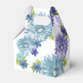 Blue Baby in Bloom Brunch Dusche Vielen Dank Geschenkschachtel (Rückseite)