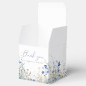 Blue Baby in Bloom Floral Wildblume Babydusche Geschenkschachtel (Geöffnet)