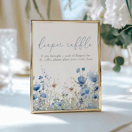 Blue Baby in Blütenblütenblütenblütenblütenblütens Poster