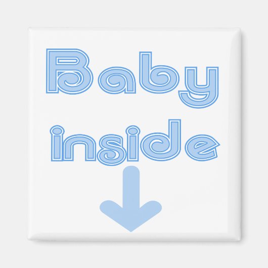 Blue Baby Inside Magnet (Vorne)
