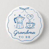 Blue Baby Is Brewing Oma wird Button (Vorderseite)