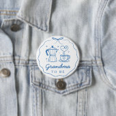 Blue Baby Is Brewing Oma wird Button (Beispiel)