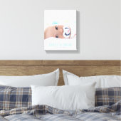 Blue Baby Name Foto Leinwanddruck (Insitu (Schlafzimmer))