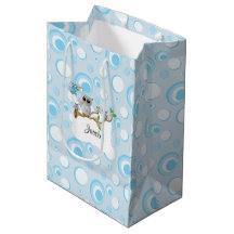 Blue Baby Owl Baby Dusche