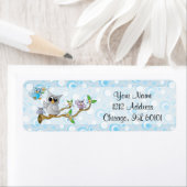 Blue Baby Owl | Thema Dusche (Insitu)