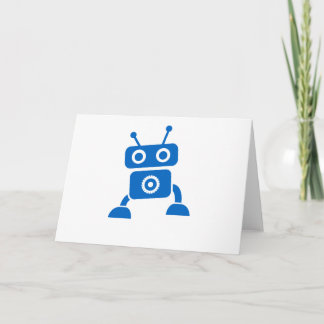 Blue Baby Robot Vielen Dank Karten