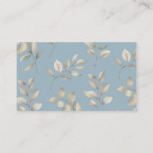 Blue Baby Schuhe Windelverpackungskarte Begleitkarte (Rückseite)