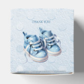 Blue Baby Shoes Favor Box Geschenkschachtel (Oben)
