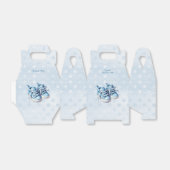 Blue Baby Shoes Favor Box Geschenkschachtel (Ungefaltet)