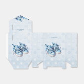 Blue Baby Shoes Favor Box Geschenkschachtel (Ungefaltet)