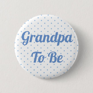 Blue Baby Shower Button für Opa