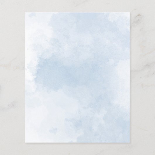 Blue Baby Shower Game (Rückseite)