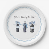 Blue Baby Soda Ready to POP! Pappteller (Vorderseite)