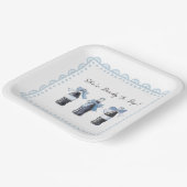 Blue Baby Soda Ready to POP Pappteller (Gewinkelt)