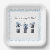 Blue Baby Soda Ready to POP Pappteller (Vorderseite)