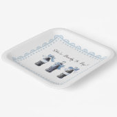 Blue Baby Soda Ready to POP Pappteller (Gewinkelt)