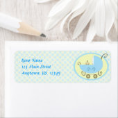 Blue Baby Stroll Label (Insitu)