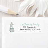 Blue Baby Suspender Address Labels (Insitu)